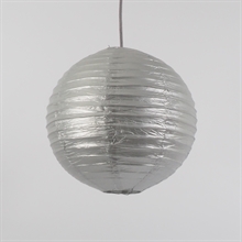 Ricepaper lamp shade 30 cm. Silver